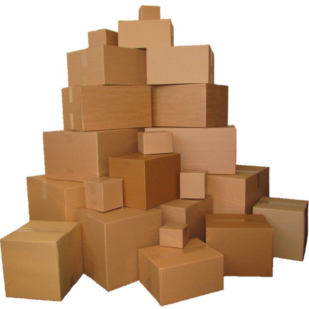 Picture of a pile of boxes.